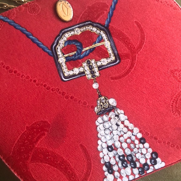 Cartier silk handbag vintage - Picture 1 of 7